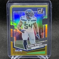 2023 Donruss Bobby Wagner Gold Press Proof Die Cut 13/25 SSP Seahawks