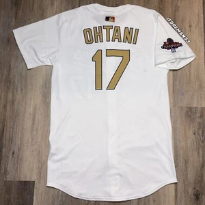 Nike Shohei Ohtani Dodgers World Series Champions Gold Elite Authentic Trikot - Bild 1 von 13