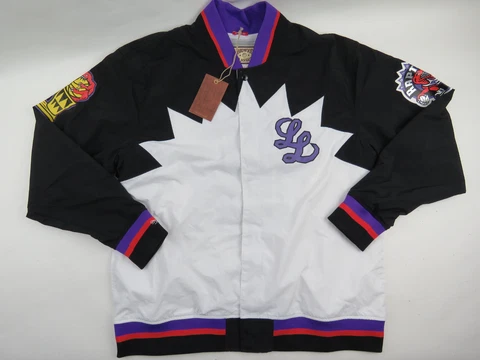 New! Mitchell & Ness Toronto Raptors NBA Basketball Lightweight Bomber Jacket XL Cover