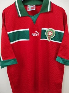 MOROCCO 1998 WC Hadji 7 camiseta shirt trikot maillot maglia - Imagen 1 de 4