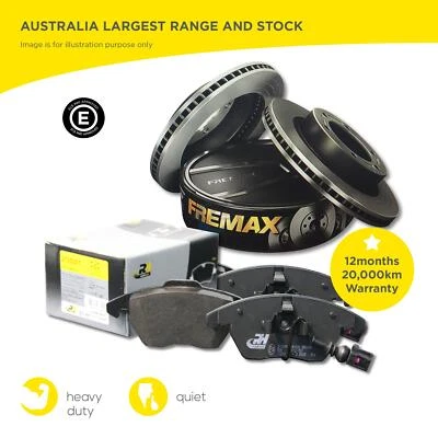 Pastillas de freno traseras y rotores de disco con juego de sensores para BMW X3 X4 2.0 2017-2019 Foto 1 de 2