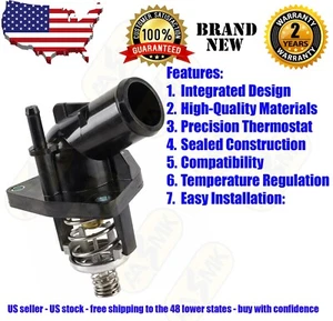 12650534, 12674639 WATER OUTLET+THERMOSTAT FOR SILVERADO 1500 GMC YUKON SIERRA 1 - Foto 1 di 12