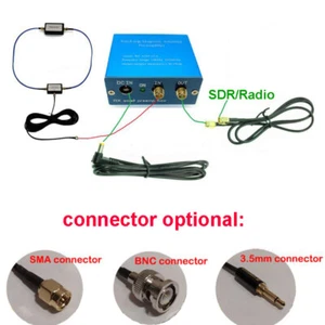 Antena de bucle magnético pasivo portátil + preamplificador para HF y VHF - Imagen 1 de 13