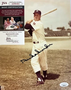 Duke Snider "The Silver Fox" Brooklyn Dodger Signed Auto 10x8 Photo JSA COA - Picture 1 of 7