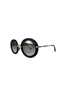 Vintage Retro Style Thick Round Crystal Miu Miu Sunglasses MIU MIU SMU08R - Picture 1 of 3
