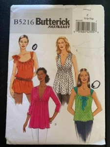 Butterick 5216 Tunic Tops Sewing Pattern Uncut Size Z Lrg Xlg 16 18 20 22 - Picture 1 of 3