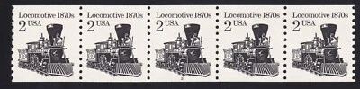 2226a Transportation Issue – 2c "Locomotive 1870s" PNC 5 Plate # 2 MNH - Image 1 of 2