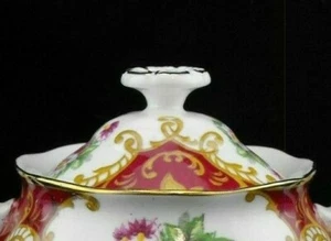 ROYAL ALBERT CANTERBURY 2 HANDLED SUGAR BOWL LID - Picture 1 of 3