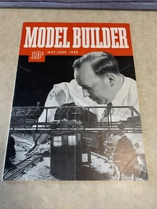 Model Builder Magazine May-June 1938 Vol.2 No.9 Vintage Lionel Trains VG - Picture 1 of 7