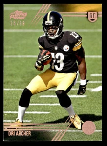 2014 Topps Prime #143 Dri Archer Copper Rainbow #/99 card - Picture 1 of 2