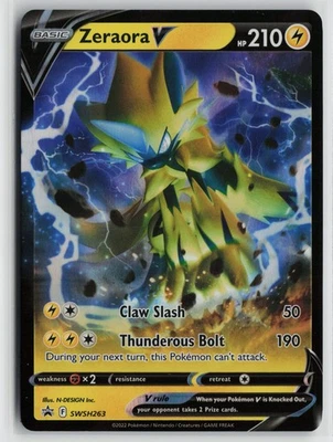 Pokemon Zeraora V - SWSH263 SWSH: Sword & Shield Promo Cards Promo card NM - Image 1 of 2