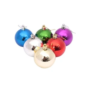  36 PCS Holiday Party Decorations Colorful Shatterproof Ornaments - Picture 1 of 12