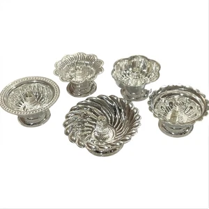 925 Sterling Silver Hallmarked Assorted Designer Diyas (Pack of Five) -#02 - Picture 1 of 9