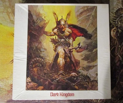 Vintage Frank Frazetta, Dark Kingdom 551 Pc Jigsaw Puzzle (1976) Complete! - Image 1 of 3