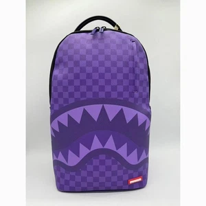 ZAINO SPRAYGROUND VIOLA SQUALI A PARIGI DLXSV - Foto 1 di 2
