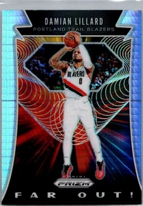 2019-20 Panini Prizm #15 Damian Lillard Insert Card Far Out! Hyper - Picture 1 of 2