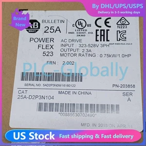 AB 25A-D2P3N104 PowerFlex 523 Sealed 25A-D2P3N104 Fast Ship HT 1PCS - Picture 1 of 4