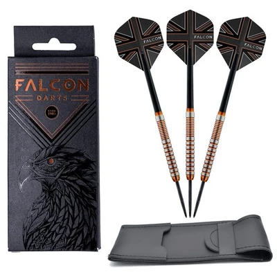FALCON™ PEREGRINE Tungsten Darts Set 22g or 24g Barrels Shafts Flights Wallet - image 1 of 4