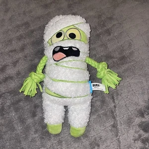 BARK Box Halloween Haunted Hounds Mummy Dearest Plush Large Squeaker Dog Toy HTF - Picture 1 of 7