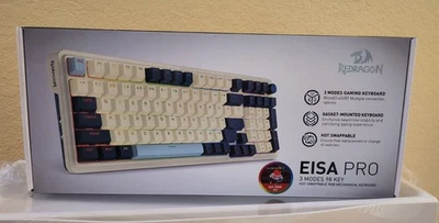 Redragon K686 PRO 98 Keys RGB Gaming 3-Mode Red Switch Mechanical Keyboard - Image 1 of 2