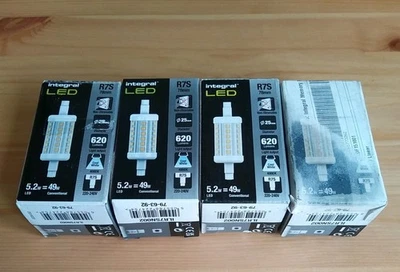 R7S Bulb 78mm Led 5.2W Light Corn Shape 620LM AC 220-240V Cool White 4000K Lotx4 - Image 1 of 4