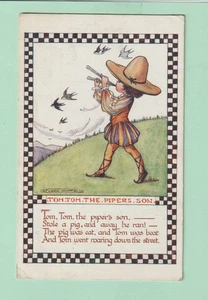Vintage Postcard Flora White No. 1318 Tom Tom The Piper's Son - Pu 1917 - Picture 1 of 2