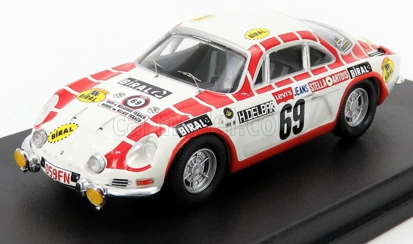 1/43 TROFEU - RENAULT - ALPINE A110 N 69 TOUR DE BELGIQUE 1971 H.DELBAR TRRBE023 - Immagine 1 di 1