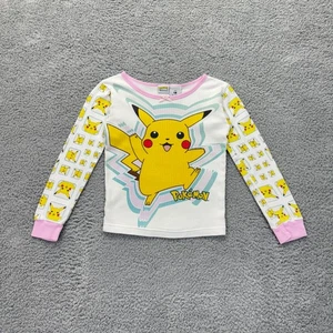 RARA T-shirt vintage Pokemon Pikachu AOP bambino 12 anni adatta donna XXS 1999 90s anime - Foto 1 di 10