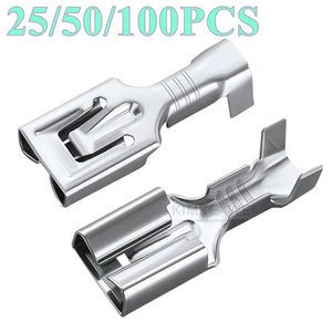 Yazaki 6.3mm Automotive Crimp Female Socket Pin Terminals Contact 7116-2873-02 - Picture 1 of 2