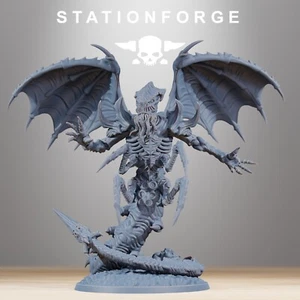 Xenarid Wormaak - Stationforge - 1 Enorme Figura Incl. Base - 28mm Tabletop - Imagen 1 de 3