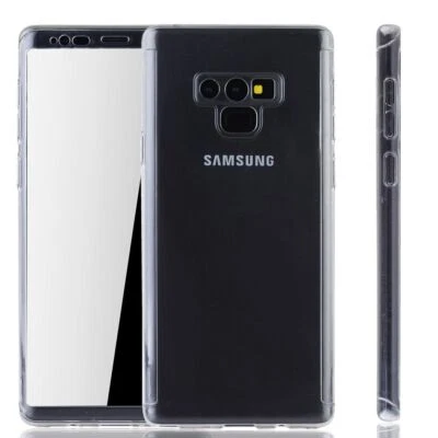 Custodia Cellulare Protezione per Samsung Galaxy Note 9 360 Display Trasparente - Immagine 1 di 4
