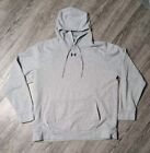 Under Armour Cold Gear Hoodie Men's XL Gray Loose Fit Pullover Athletic Wear