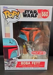 Funko POP Star Wars Boba Fett 660 Retro Reimagined 100 Target Ex - Picture 1 of 6