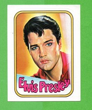 ELVIS PRESLEY 1981 Panini's Stickers Rock pop PANINI MUSIC STICKER CARD