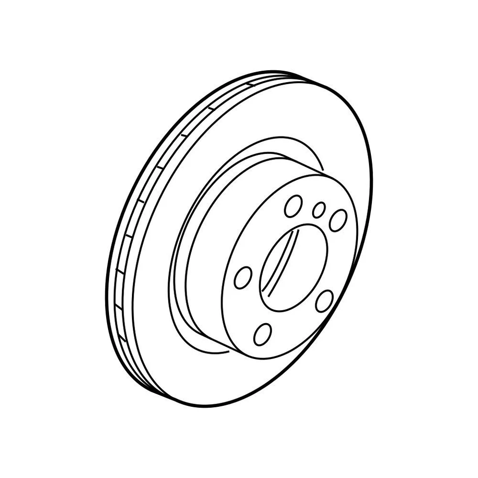 Rotor de freno de disco delantero original OEM 34106797603 para BMW Foto 1 de 1
