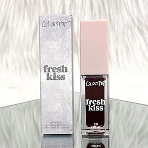 Colourpop Fresh Kiss Lip Creme COAL IT QUITS Chocolate