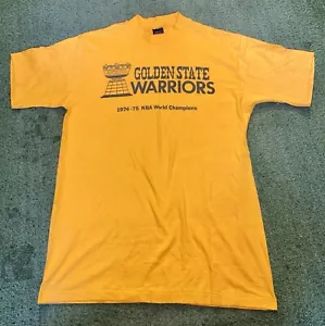 Golden State Warriors L 1974-75 NBA World Champions Single Stitch TRUE Vintage Rarität - Bild 1 von 8