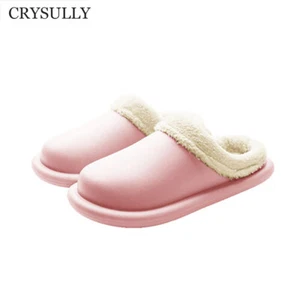 Zapatillas cálidas para mujer CRYSULLY forradas de vellón zapatos calzado - Imagen 1 de 5