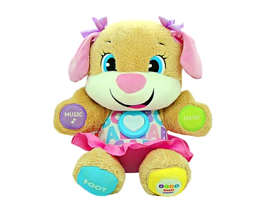 Fisher Price Laugh & Learn Smart Stages Sis cachorro perro con canciones y sonidos 13" Foto 1 de 4