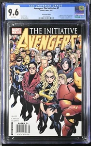 Avengers The Initiative 1 Marvel Comics 2007 CGC 9.6 Newsstand 1st Appearance - Picture 1 of 2