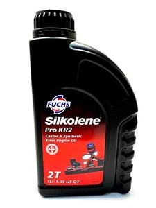 KART SILKOLENE PRO KR2 RACING CASTOR OIL - X30 - TKM - Rotax - Bambino Shell M - Picture 1 of 9