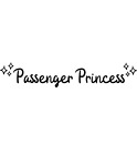 Passanger Princess Sticker/Decal For Cars 135mm x 25mm