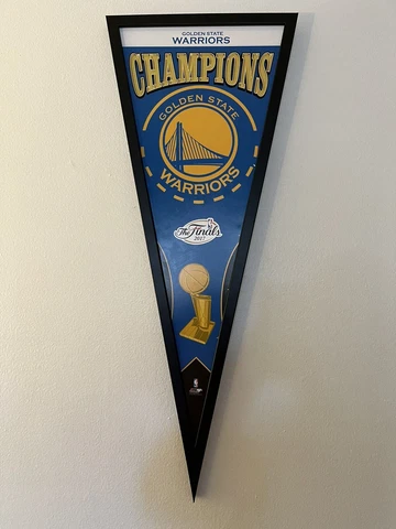 Golden State Warriors Champions Framed Pennant Cover