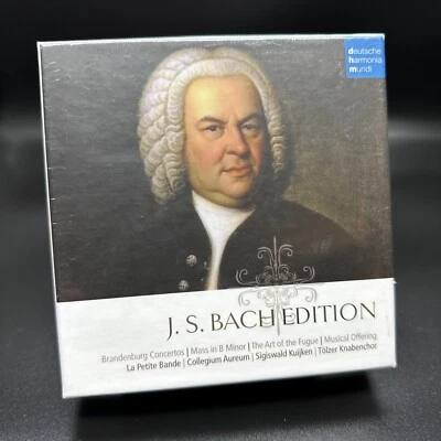 J.S. Bach Edition [DHM Deutsche Harmonia Mundi 10 CD Box Set] NEW SEALED - Bild 1 von 4