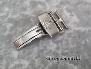 Genuine OEM Bell & Ross 18mm Stainless Steel Folding Déployant Clasp NEW! - Picture 1 of 7