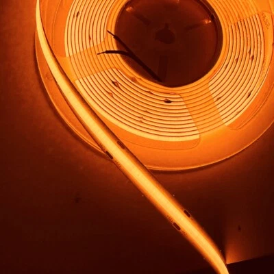 12V 24V COB LED Light Strip Flexible Ribbon Tape Indoor Cabinet Home DIY Lights - Image 1 of 4