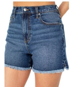 Celebrity Pink Junior Women's Frayed Hem High Rise Short Size 7/28 - Picture 1 of 7