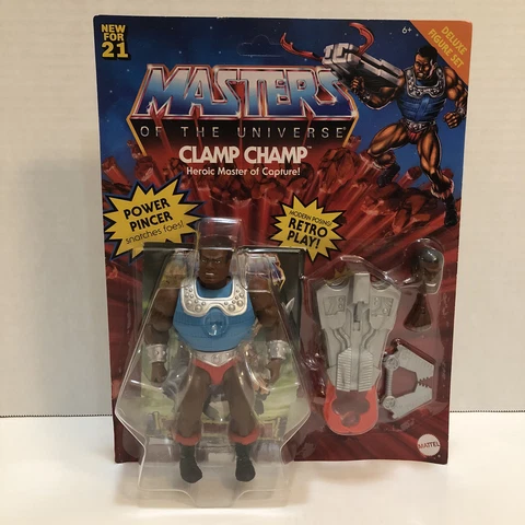 Masters of the Universe Origins Clamp Champ Deluxe 5.5 Action Figure MOTU Cover