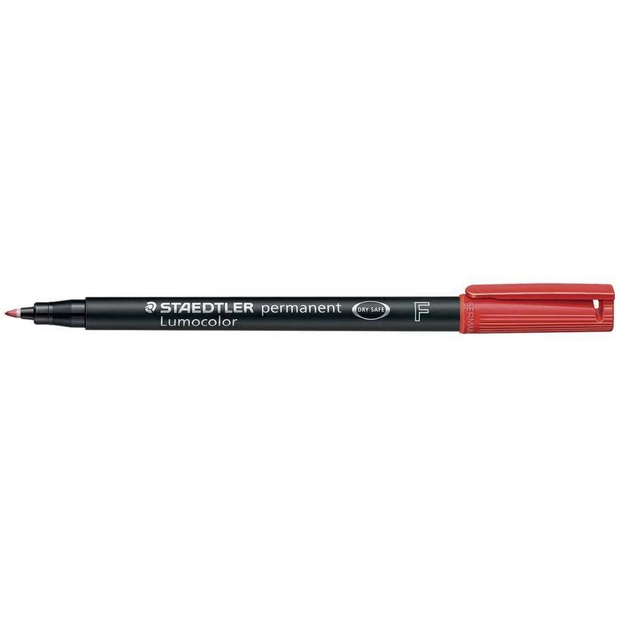 STAEDTLER Lumocolor Permanent-Marker 318F, rot - Bild 1 von 1