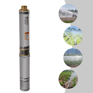 Bomba de agua de pozo profundo sumergible de acero inoxidable de 1,5 HP de 295 pies 24 gpm 110 V nueva - Imagen 1 de 15
